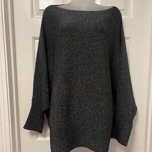 Philosophy Shimmery Silver & Black Sweater